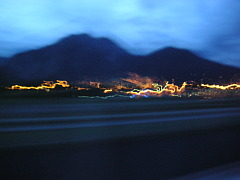 Bild: Autobahn bei Nacht