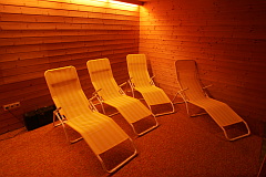 Bild: Ruheraum der Sauna im Landhaus Köck